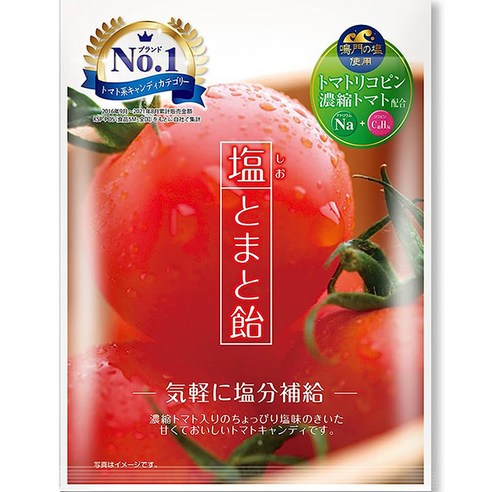 카토 시오 토마토 아메 캔디, 60g, 1개