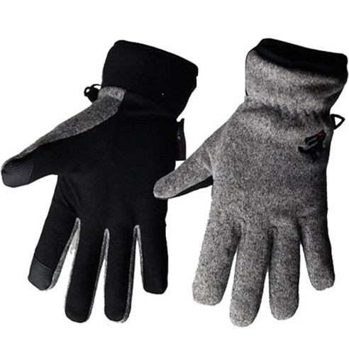 울프라운치 스마트 터치 니트 양손용 글러브 장갑 세트 UNISEX, GREY, 1개