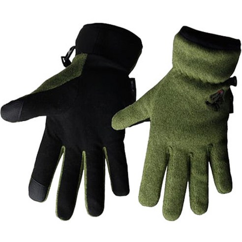 울프라운치 스마트 터치 니트 양손용 글러브 장갑 세트 UNISEX, GREEN, 1개