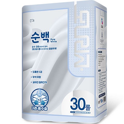 모나리자 순백 화장지 28m, 30개입, 1개