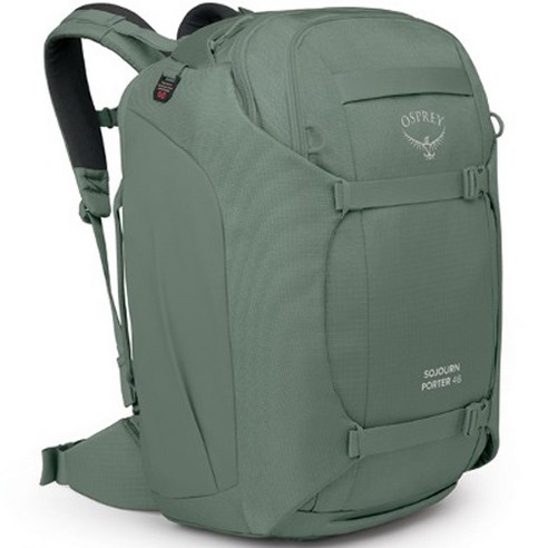OSPREY 서전 포터 TRAVEL PACK 46L, Koseret Green