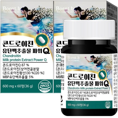 본트비 콘드로이친 MBP 유단백추출물 파워Q 상어 연골 칼슘 36g