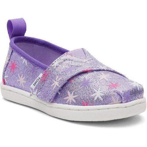 작은 발걸음에 빛나는 편안함과 스타일, 탐스 아동용 T Alpargata 슬립온