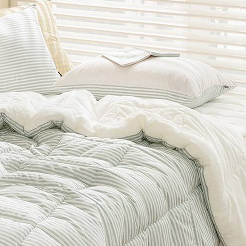 편안한 겨울밤을 위한 선택, 파르페by알레르망 크루 극세사 차렵이불 알레르망극세사