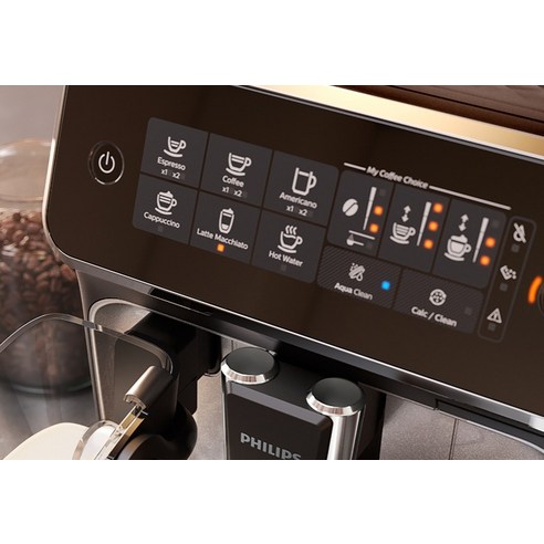집에서 최고의 커피를 위한 필립스 라떼고 3200 시리즈 전자동 에스프레소 커피 머신