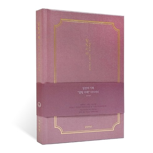 아이씨엘디자인 양장 다이어리 일상기록 ver.5, 달빛안개 버건디, 1개