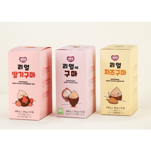 또또맘 리얼 빼빼구마 5p, 50g, 5개