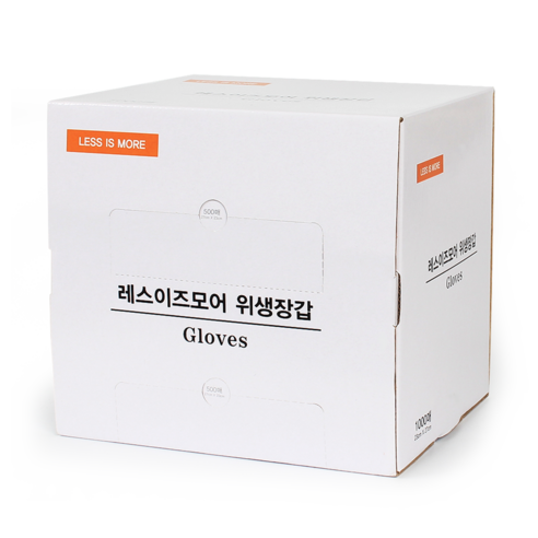 레스이즈모어 대용량 위생장갑, 1000개, 1세트