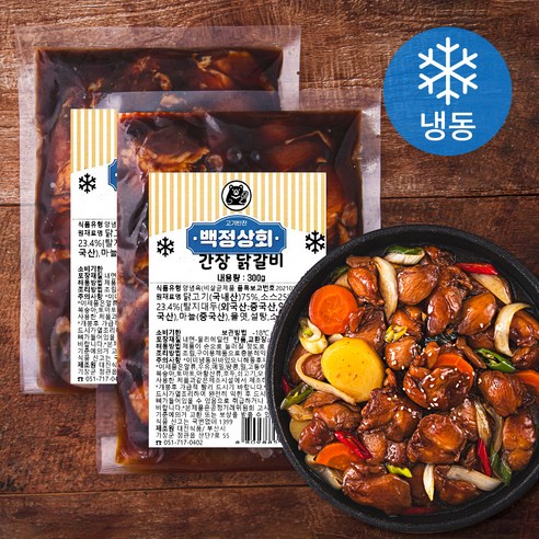 간장 닭갈비 (냉동), 300g, 6팩