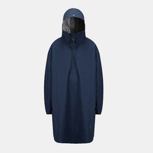 울프라운치 업사이클 레인코트, SOLID DARK NAVY, 1개