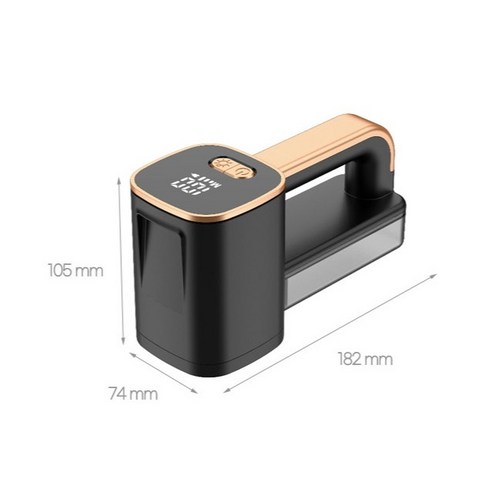 이나프 프리미엄 티타늄 6중날 LED 보풀제거기, LR1, 매트블랙