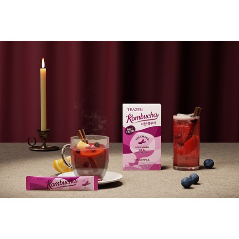 건강과 맛을 동시에 즐길 수 있는 티젠 뱅쇼 콤부차