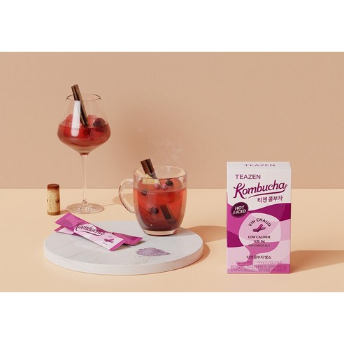 건강과 맛을 동시에 즐길 수 있는 티젠 뱅쇼 콤부차