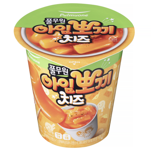 풀무원 아임뽀끼 치즈 떡볶이, 101g, 1개