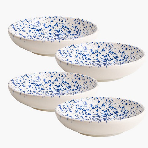 보아비스타 스플레터 찬기 S 14cm, 블루, 4개