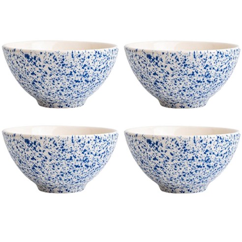 보아비스타 스플레터 밥공기 12.5cm, 블루, 4개