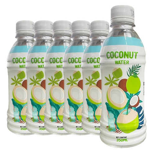RFC 코코넛워터, 350ml, 6개