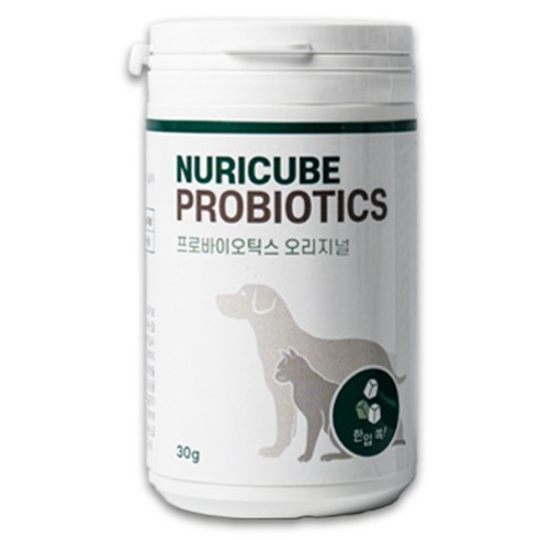 누리큐브 반려동물 프로바이오틱스 영양제, 장건강/유산균, 30g, 1개