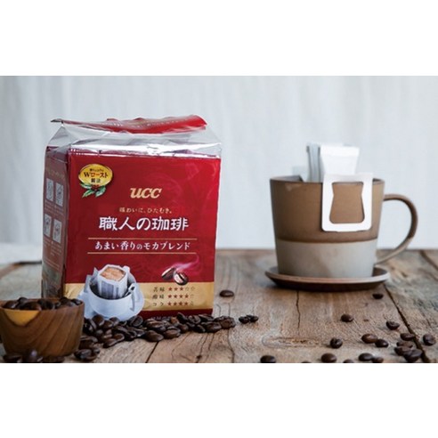 휴식의 시간을 더욱 달콤하게 하는 유씨씨커피 쇼쿠닌 드립 리치 블렌드