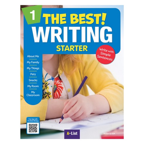 The Best Writing Starter 1 SB:Write with Simple Sentences, A*List, 초등 1학년
