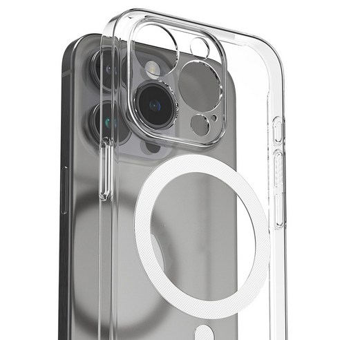 투명한 디자인과 강력한 자력 오리모가 돋보이는 신지모루 휴대폰 케이스
