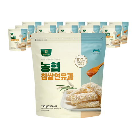 농협 찹쌀연유과, 150g, 12개
