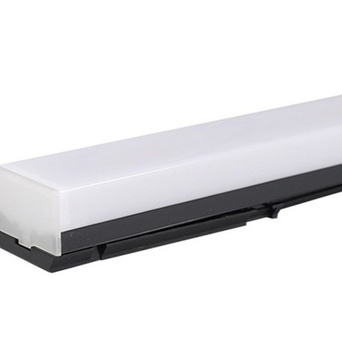 엘포스 LED TS-LINE 레일조명 15W 600mm, 블랙(바디) + 주광색(전구), 1개