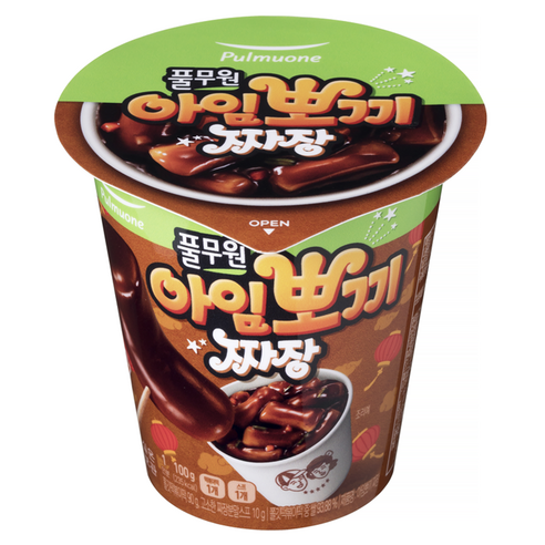 풀무원 아임뽀끼 짜장 떡볶이, 100g, 1개