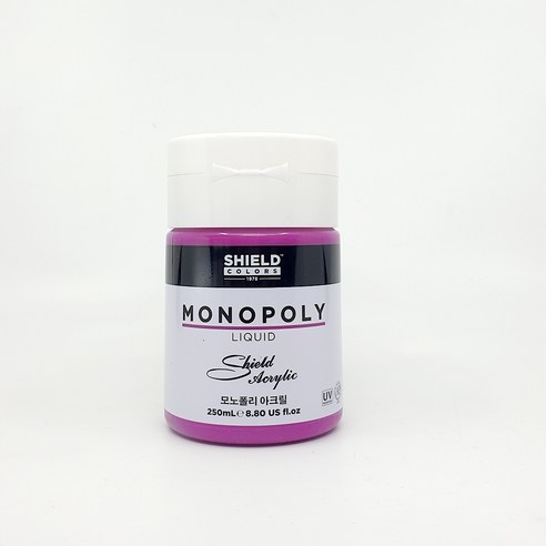 쉴드 모노폴리 아크릴물감 665 Fluorescent Violet, 1색, 250ml