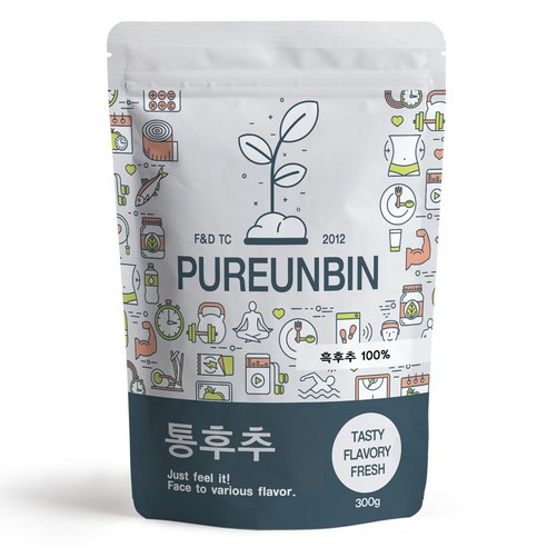 푸른빈 통흑후추, 300g, 1개