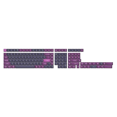 키크론 더블샷 OSA 프로파일 PBT 키캡 세트 141키, 일반형, 퍼플, PBT-54-EN