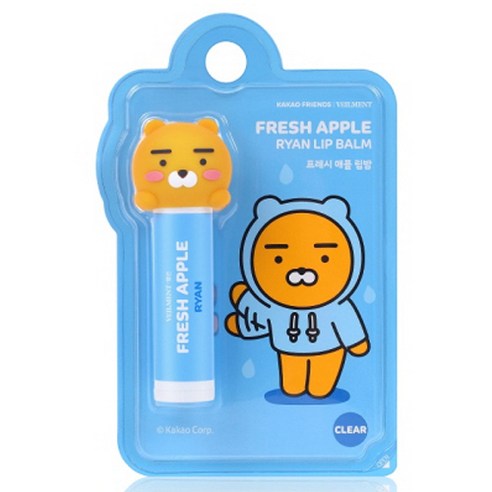 벨먼 카카오프렌즈 라이언 립밤, 프레시 애플, 4.5g, 1개