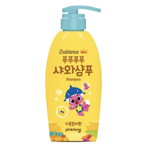 베비언스 핑크퐁 푸푸푸푸 샤와샴푸 자몽릴리향, 380ml, 6개