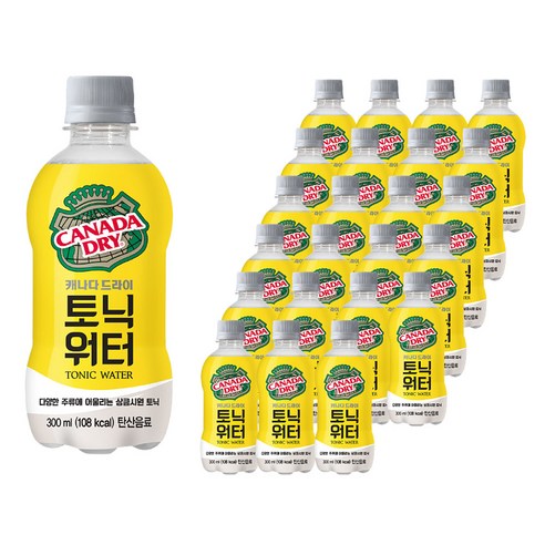 캐나다드라이 토닉워터 300ml, 36개