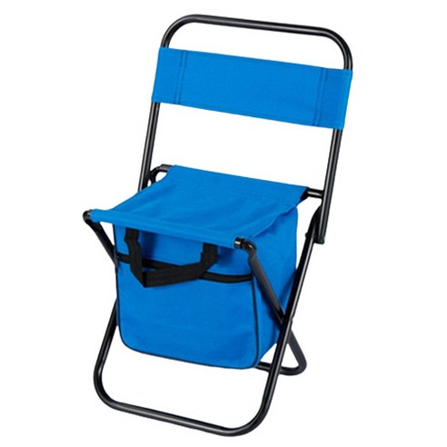 디트리 수납 등받이 낚시 의자, 블루, 1개