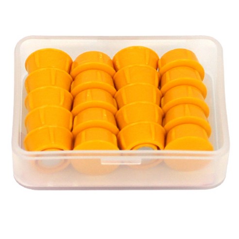 칼라원형 냉장고 자석 미니 20p, 혼합색상, 4개