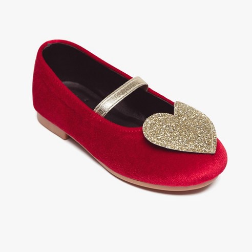 편안함과 스타일을 조화시킨 라스텔라 여아용 하트 구두