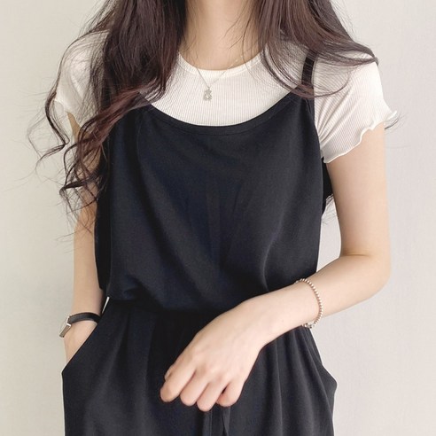 위드후이린 여성용 스판 밴드 점프수트