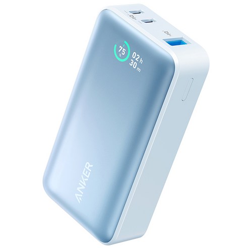 앤커 533 파워코어 30W 보조배터리 10000mAh C타입, 블루, A1256