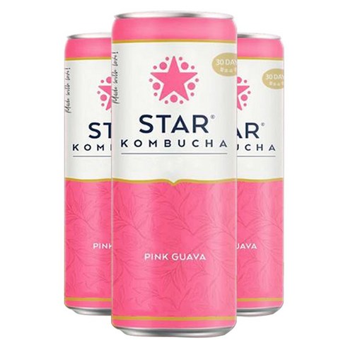 스타콤부차 핑크 구아바, 250ml, 3개