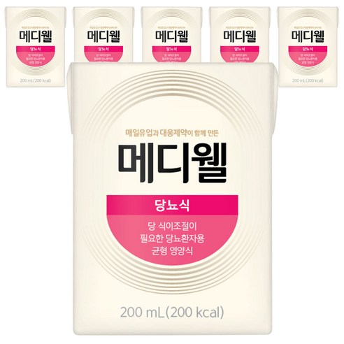 메디웰 당뇨 균형 영양식, 200ml, 6개