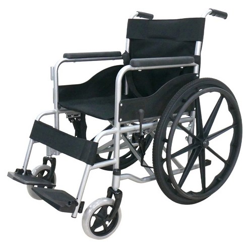 라이프헬퍼 링거꽃이 트렁크 수납 접이식 수동 경량 휴대용 휠체어, 1개, A2