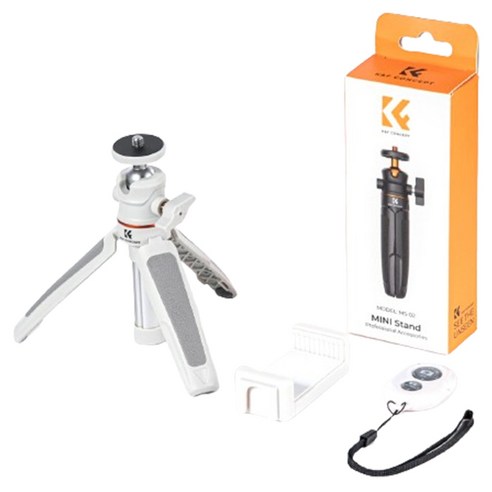 [OKㅣ강추] 브이로그 제작에 필수품! 케이앤에프컨셉 스마트폰 미니 삼각대와 셀카봉 세트 [OKNOWㅣ추천상품]