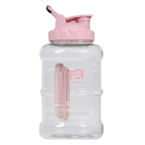 플렉스바디 1.5리터 물통, 투명핑크, 1.5L, 1개