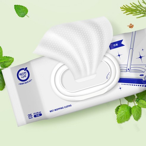 도톰촉촉 물걸레 청소포로 쉽고 빠르게 깨끗한 집 완성!