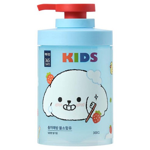 메디안 365DAYS 스텝3 충치박사 불소 어린이펌핑치약, 300g, 1개