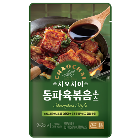 차오차이 동파육볶음 소스, 100g, 3개