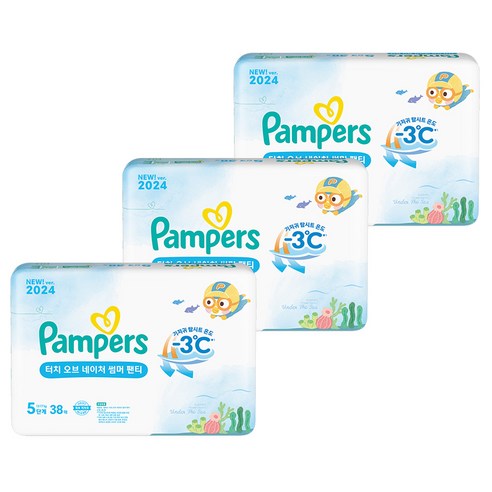 [오케이나우ㅣ인기상품] 팸퍼스 터치 오브 네이처 썸머팬티: 아기의 여름 편안함을 위한 혁신 [OKNOWㅣ추천상품]