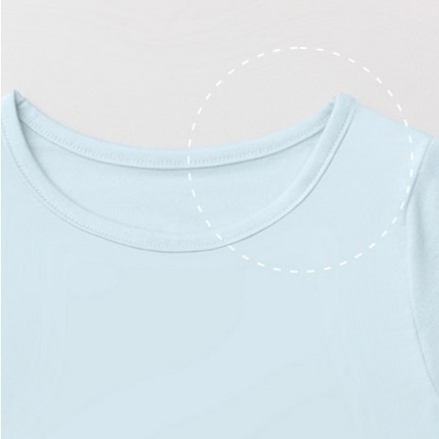 부드러운 모달 소재로 아이의 편안한 잠자리를 책임지는 올로미미 아동용 배앓이 7부 세트