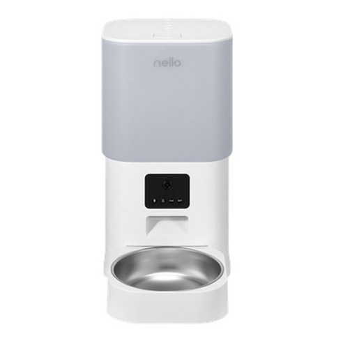 nello 스마트 홈 카메라 펫급식기 NFD-B0610W, 화이트, 1개